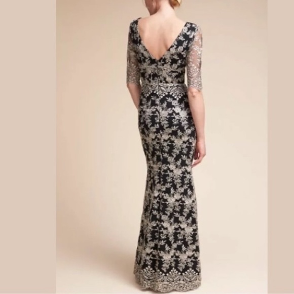 New Anthropologie BHLDN Betsy Dress Black Size 4 - Picture 3 of 6